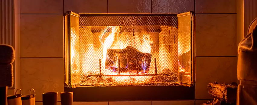 Mendota Hearth Landscape Fireplace Installation in Hutto, Texas