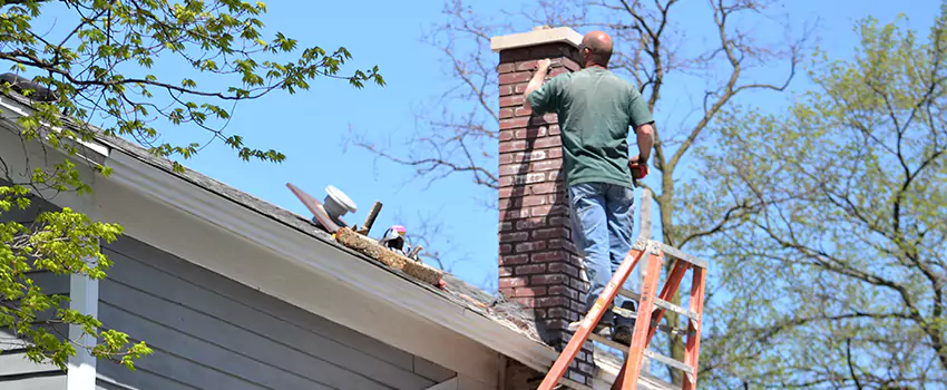 Vinyl and PVC Chimney Flashing Installation in Hutto, TX