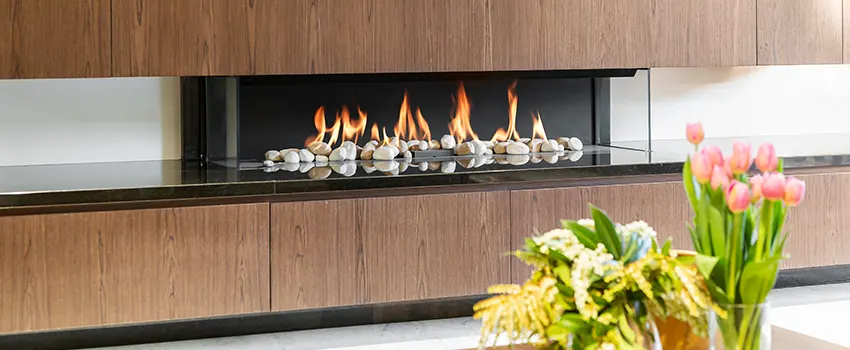 Double-height Fireplace Design Refurbishment in Hutto, Texas